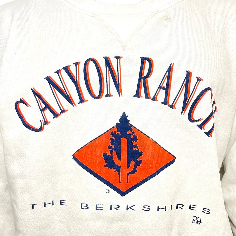 Vintage Lee Canyon Ranch Berkshires Crewneck sweatshirt - Picture 2 of 4
